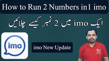 How to Run two number one imo app how to use 2 imo in one phone