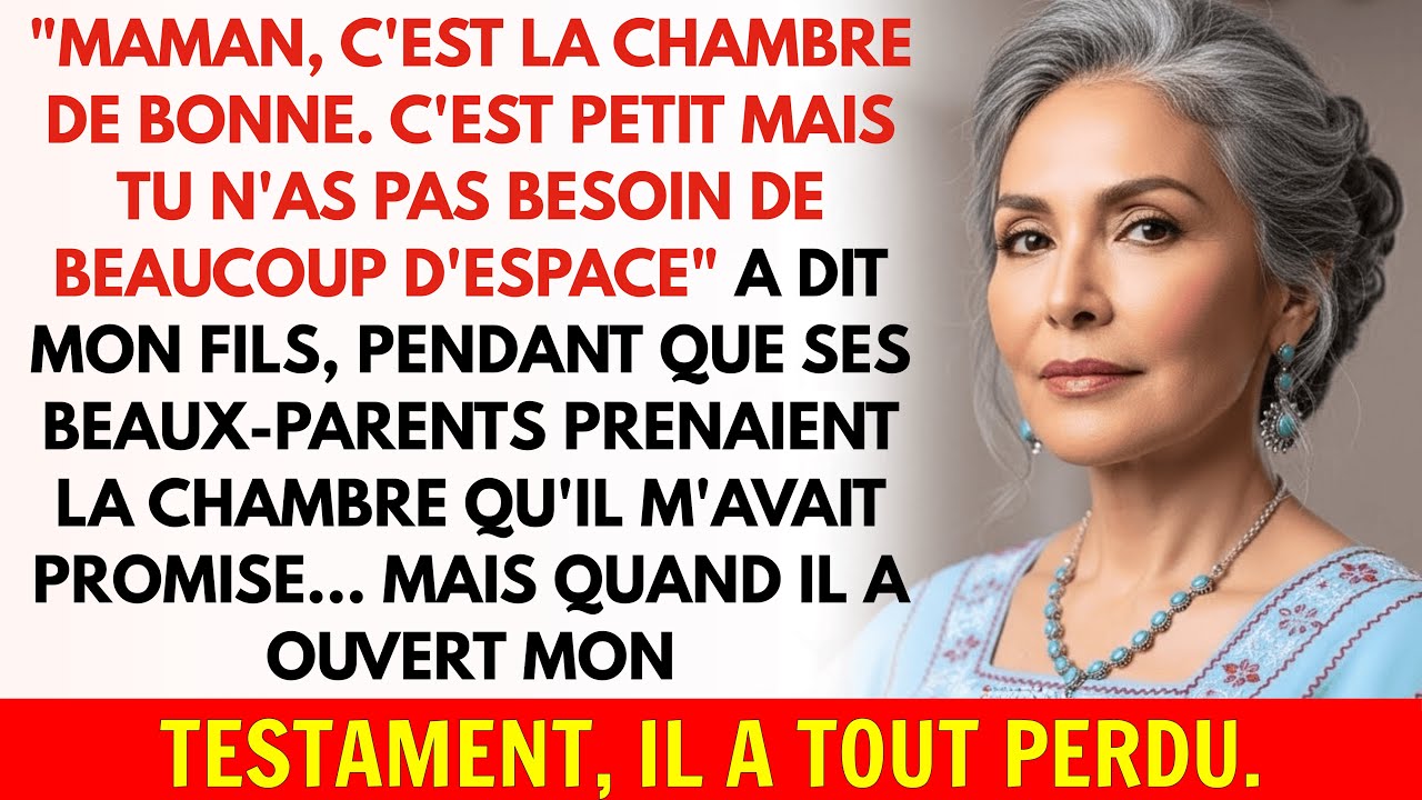 Mon Fils M'a Installée Dans La Chambre De Bonne Et A Donné Ma Belle Chambre À Ses Beaux-Parents.....