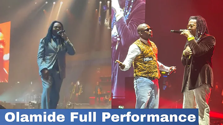 ASAKE SURPRISE OLAMIDE LIVE IN OLAMIDE OVO WEMBLEY ARENA SHOW WITH SEYI VIBEZ