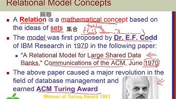 Chapter05-The Relational Data Model and Relational Database Constraints-01 Relational model concepts