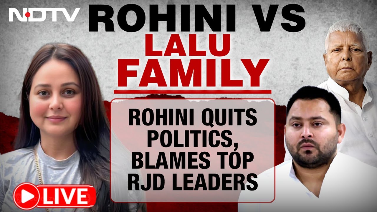 Rohini Acharya News LIVE | Rohini Breaks Down, Attacks Tejashwi Yadav Again