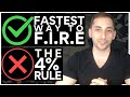The 4% RULE is OBSOLETE! Achieve F.I.R.E Fast With This Strategy. Fastest Way To Live Off Dividends.