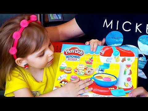 ОБЗОР Play-Doh кондитерская фабрика набор пластилина ОБЗОР Play-Doh кондитерская фабрика набор пластилина