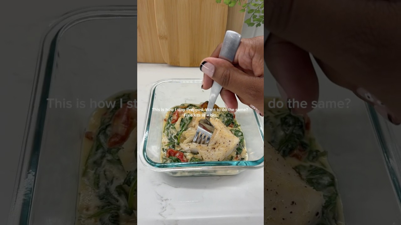 High PROTEIN, LOW Carb Tuscan Cod That Tastes Like VACATION in ITALY 🇮🇹✨ 