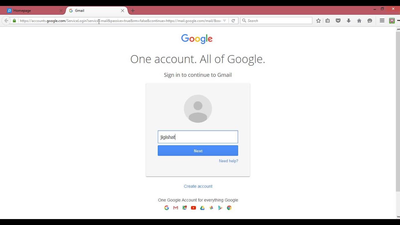 Sign in gmail Add a