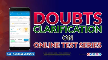 Doubts clarification on test series | GATE MASTERS ACADEMY | AEE/AE ONLINE & OFFLINE | TSPSC & APPSC