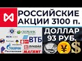 Рост фондового рынка РФ продолжается. Доллар 93 рубля