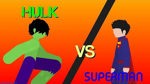 Superman VS The hulk | Sticknodes animation| #sticknodes  #deathmatch