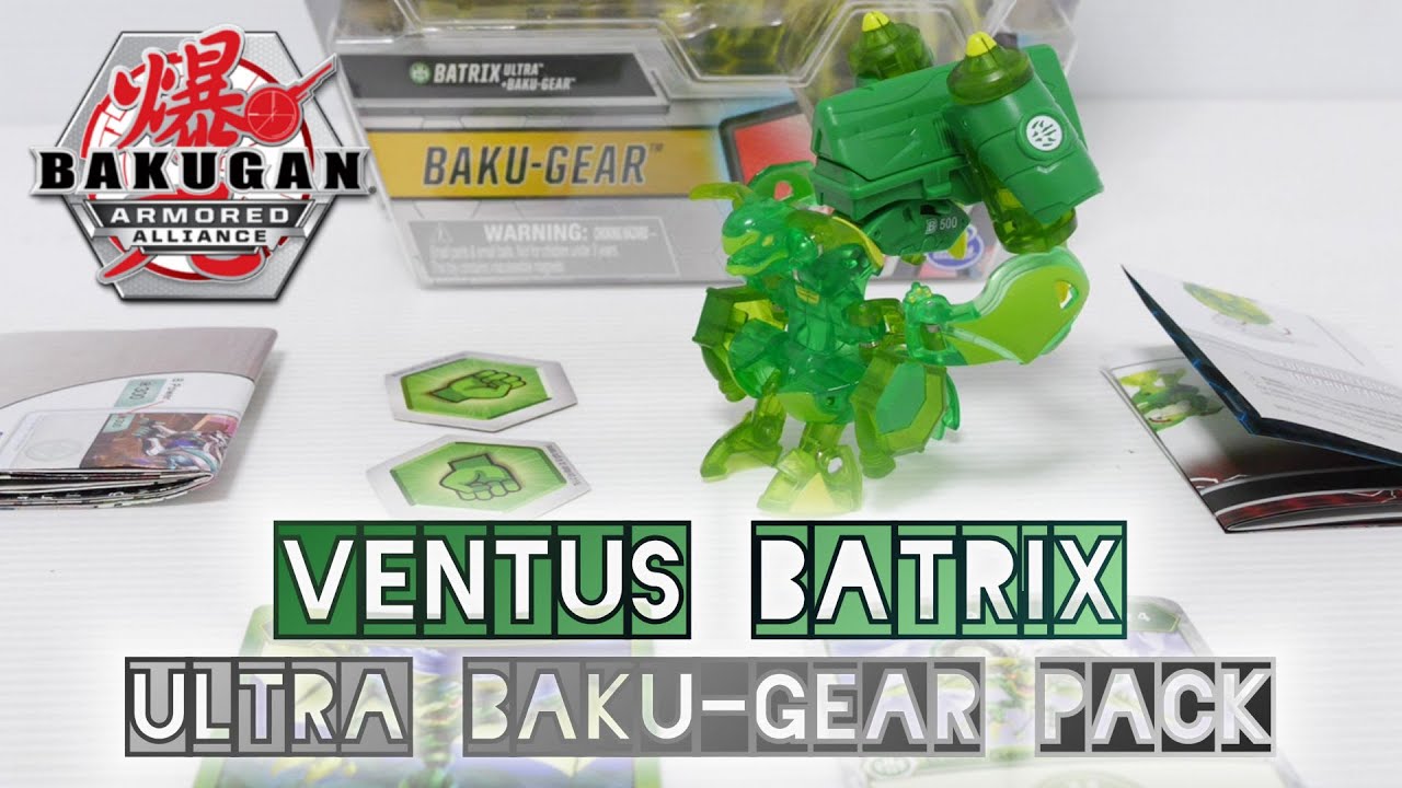 VENTUS BATRIX ULTRA BAKU-GEAR SINGLE PACK | Bakugan Armored Alliance | BAKUGAN UNBOX