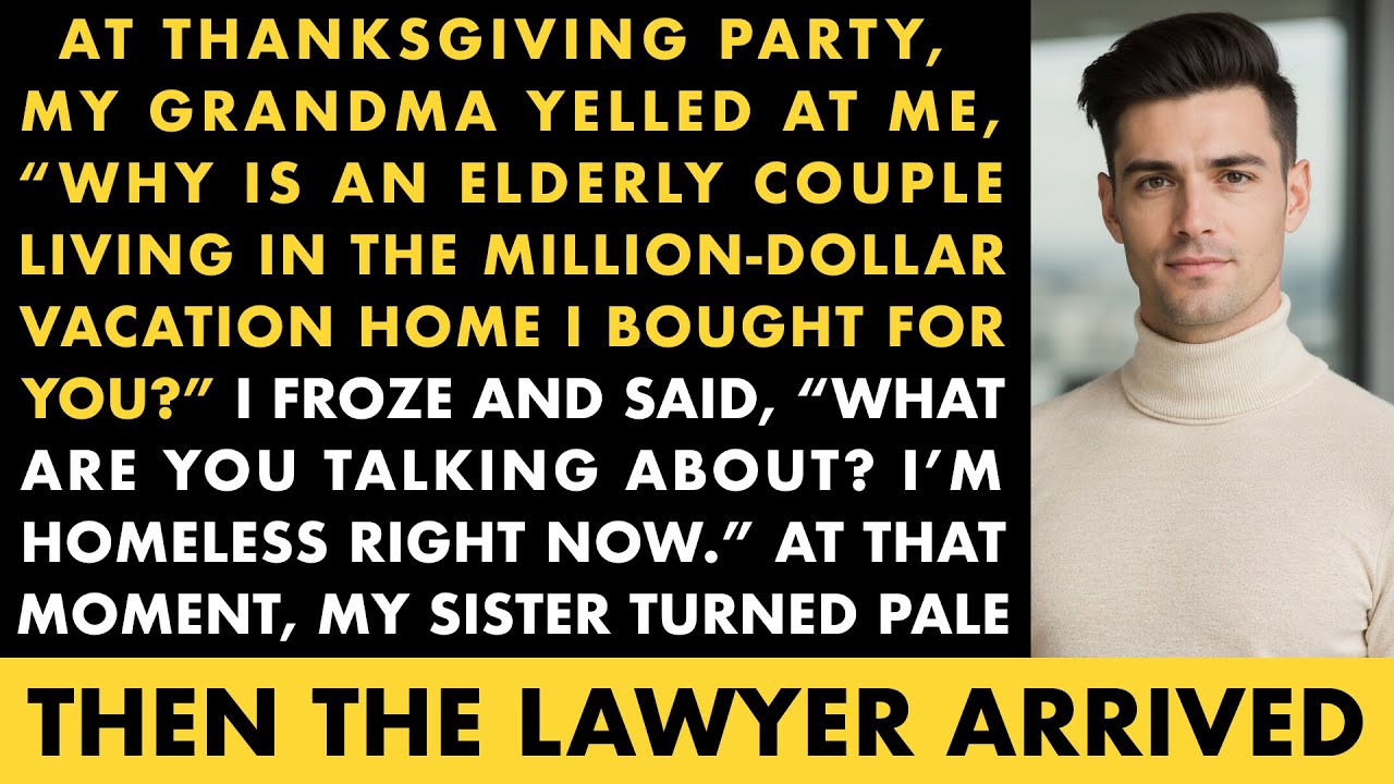 At Thanksgiving Party, My Grandma Yelled At Me, “Why Is An Elderly Couple Living In The Million…