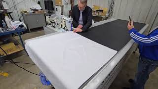 Full Returning Conveyor for sewing large format News