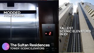 Download lagu TALLEST Glass Elevators in INDONESIA! | Modded Toshiba Elevators - The Sultan Residences