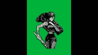 Green Screen Maki Manga Animation Fanart