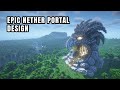 Phoenix Nether Portal Design in Minecraft!