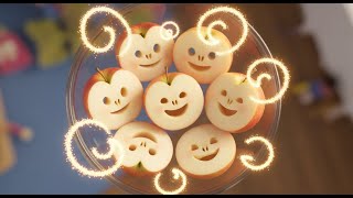 Apple Song – Count the Crunchy Friends | Fun Counting Song for Kids | Learn Numbers with Apples