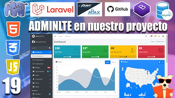 19 Comó INTEGRAR ADMINLTE en la PLATAFORMA de PELICULAS con (LARAVEL y MYSQL)FULLSTACK