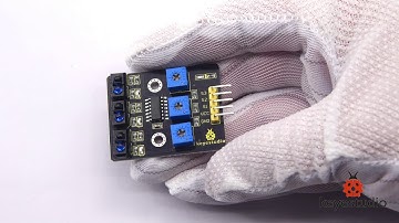 KS0453 Keyestudio 3-channel Line Tracking Module