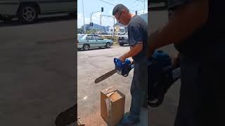 🇰🇷 HYUNDAI 12”Gasoline Chainsaw 🔥 EASY Start System 🔥 Heavy Duty #hyundai #chainsaw MALAYSIA