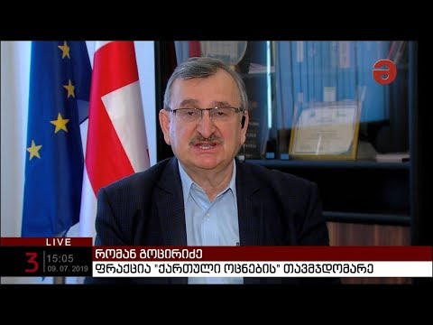 რომან გოცირიძე: „უნდა ვუთხრათ რუსეთს, რომ საქართველოს დამოუკიდებლობა გაზზე და ბორჯომზე არ იყიდება“