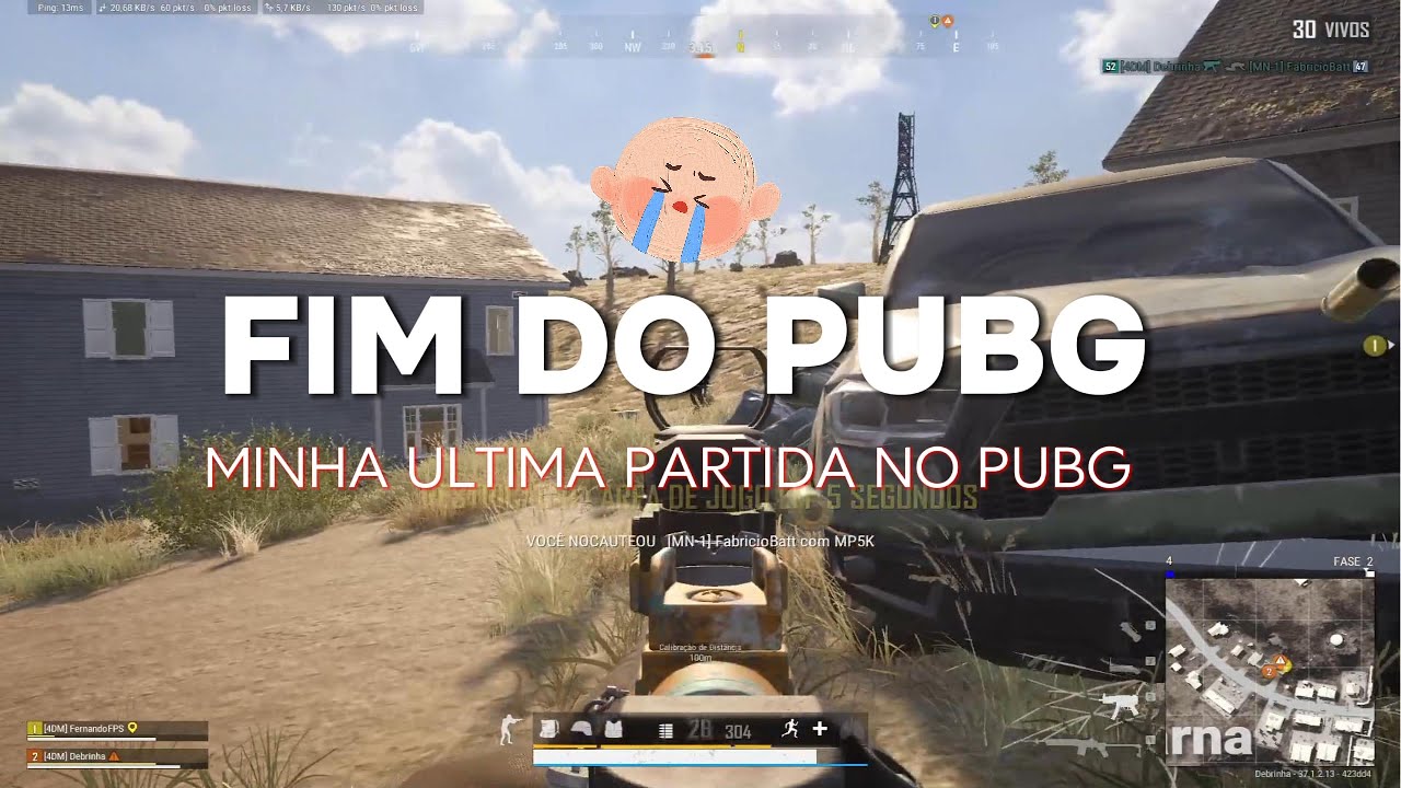 🥹 MEU ULTIMO VIDEO DE PUBG 😭⬇️⬇️⬇️