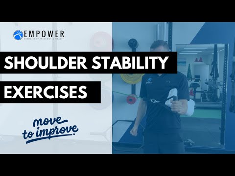Simple shoulder stability exercises