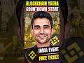 Binance&#39;s NEXT BIG Event in India! 🔥 Blockchain Yatra 2025 Revealed! #Shorts