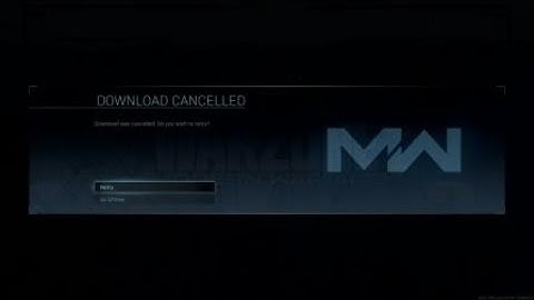 Call of Duty®: why is it stuck on checking for update