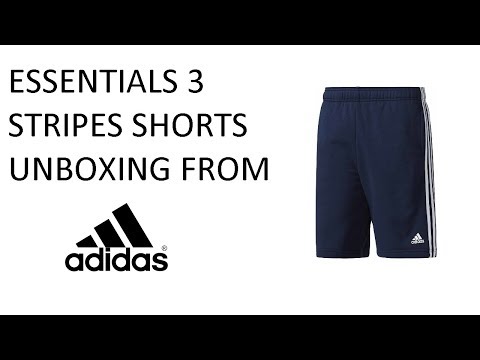 Essentials 3 Stripes | Adidas | Training Shorts | Navy Blue | Unboxing