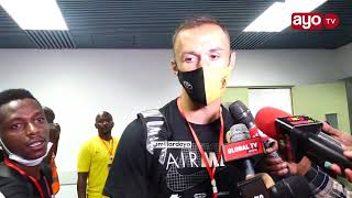 Kauli Ya Nurkovic Mbele Ya Waandishi Baada Ya Kuitoa Simba Sc