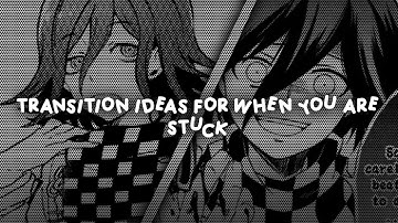 Transition ideas for when you are stuck/Alight Motion