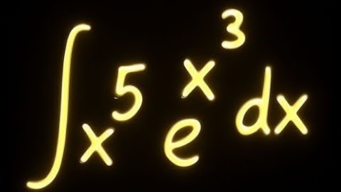 Integral of 5x * e^(3x) | Integration by Parts & Substitution