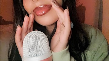 ASMR~ Repeating My Tingly Intro (Hand movements , Mouth Sounds & Clicky Whispers)