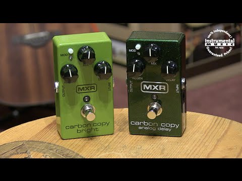 MXR Carbon Copy and Carbon Copy Bright Bass Demo