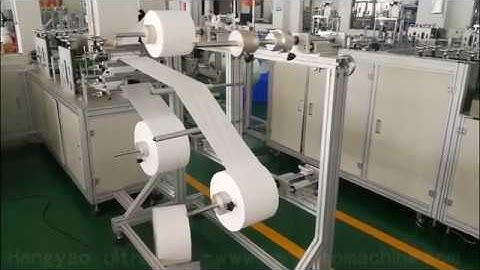 fully auto outside ear loop face mask making machine