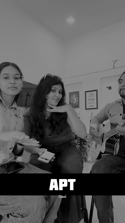 Apt. covered by Manisha & Tanvi | Tejrup Kulkarni | Unplugged. #akolaunplugged #apt #tejrup #kpop
