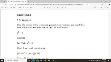 Class 10 Exercise 2.2 Kc Sinha Maths Solutions | Chapter 2: Polynomials | Kc Sinha Mathematics