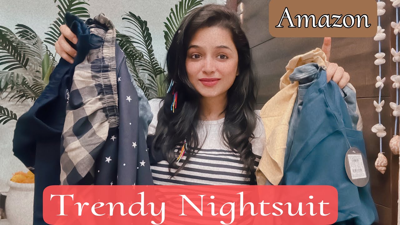 Winter special Night Suit, T-shirt Pajama Set From Amazon| The Touchupgirl