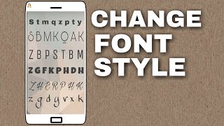 Change Font Style On Android Devices | Hindi screenshot 4