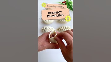 How to fold perfect chicken dumpling at home #shorts  #dumplings #cookingvideo #homemadecooking