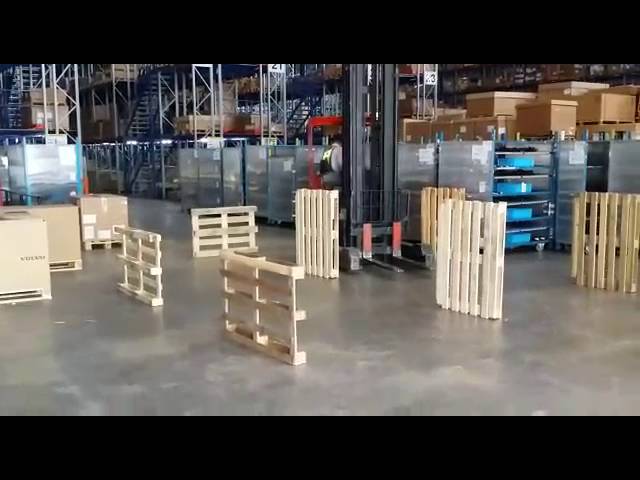 Sensia Em Reach Truck From Mitsubishi Forklift Trucks Youtube