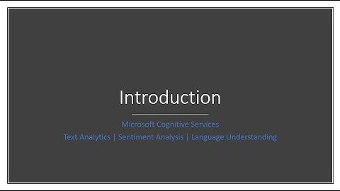 Using AI to transform your apps with Azure Cognitive Services