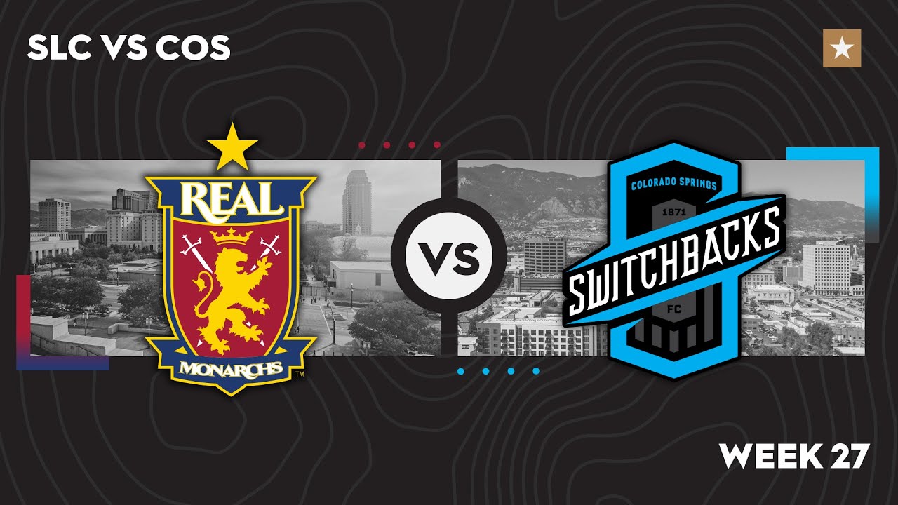 Real Monarchs SLC vs. Colorado Springs Switchbacks FC: October 22, 2021