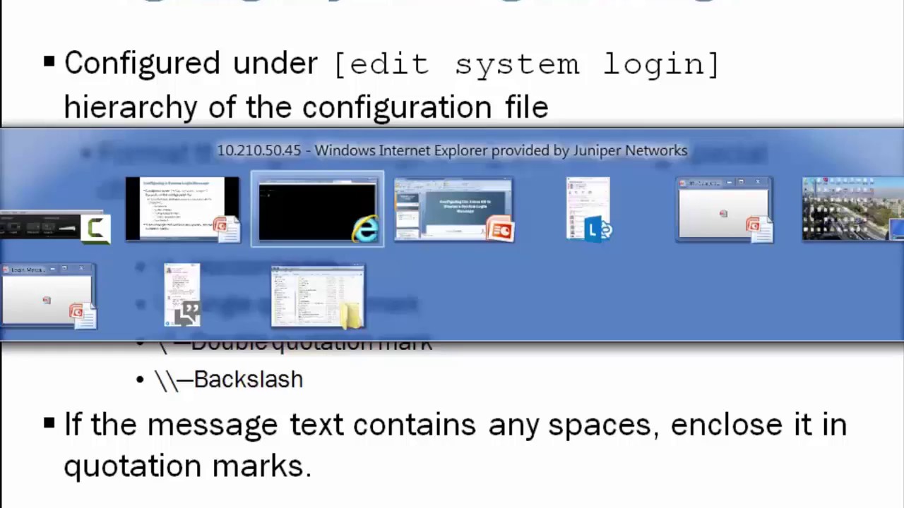 Under configuration. Under configuration