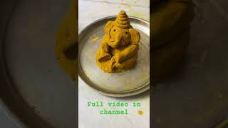 How To Make Eco Friendly Ganesh ecofriendlyganesh ganeshmaking ganeshchaturthi viral ytshorts