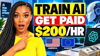 3 New AI Websites Paying Up to $200/Hour in America & Europe (No Interview, No Experience)