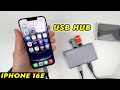 iPhone 16e : How to Connect &amp; Use With a USB Hub Dock