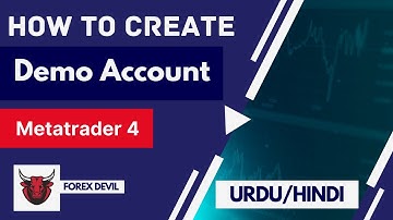 How to Create Demo Account in Mt4 | Open Metatrader 4 Demo Account in Hindi/Urdu