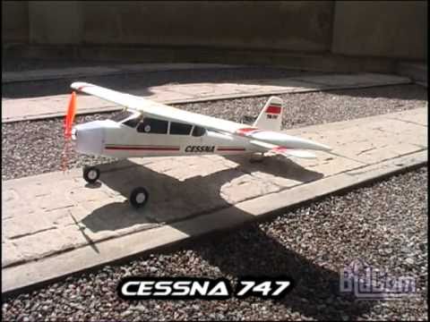 Avion Cessna Motor Brush A Radio Rc Electrico YouTube