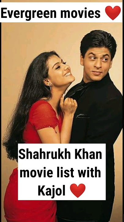 SRK movies with Kajol ❤️|Evergreen movies of SRK & Kajol| #srk #kajol #bollywood