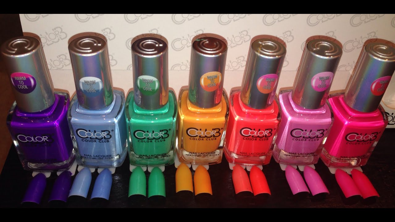 Color Club Heat Index Live Swatches See If They Stamp You